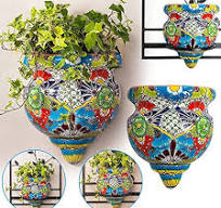 Hars Bloempot, Handgemaakte Standbeeld Platte Backed Muur Planter Ambachten  Decor, Wandmontage Plant Pot voor Thuis Tuinieren Ornamenten : Amazon.nl:  ...