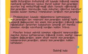 Buat sobat yang datang terlambat datang ke sekolah atau ke kampus biasanya guru or dosen ngasih tugas nulis surat cinta supaya sobat bisa ikut pelajaran. Contoh Surat Cinta Bahasa Inggris Nusagates