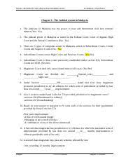 The magistrates' courts and sessions courts in malaysia have jurisdiction in both criminal and civil matters. Tutorial Chapter 3 Judicial System In Malaysia Doc Bg201 Business Law Malaysian Perspective Tutorial Chapter 3 Chapter 3 The Judicial System In Course Hero