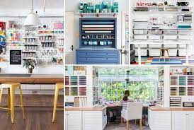 As extra motivation, she keeps photos of her grandparents taken in the 1940s on the walls. 17 Amazing Diy Craft Room Ideas Kaleidoscope Living