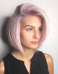 57 Best Light Pink Side Parted Short Bob Haircuts For 2018 Styleschannel Short Hair Color Short Hair Styles Hair Styles 2016