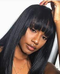 Wowebony Indian Remy Hair Yaki Straight Lace Front Wigs Lfw072 Womens Hairstyles Hairstyles With Bangs Weave Hairstyles
