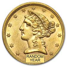 The 1 in the date is almost always weaker than the other numerals. Buy 5 Liberty Gold Half Eagle Au Random Year Apmex