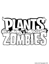 Kizicolor.com provides a large diversity of free printable coloring pages for kids, available in over 16 languages, coloring sheets, free colouring book, illustrations, printable pictures, clipart, black and white pictures, line art and drawings.all of the rights belong to their respective owners. Logo 2 Plants Vs Zombies Coloring Pages Printable