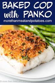 Baked Cod With Panko Recipe In 2021 Cod Fish Recipes Baked Cod Fish Recipes Fish Recipes Healthy