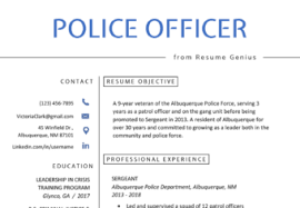 Best 18 criminal justice resume objective examples you can apply. Police Officer Cover Letter Example And Writing Tips
