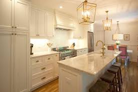 Transitional Custom Cabinets White Cabinets Brass Fixtures Antique Brass Pendent Lights Stainless Ste Transitional Decor Kitchen Remodel Walker Woodworking