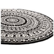 Black And White Wool Rug Uk Ethno Chic Rug Liked On Polyvore Featuring Home Rugs Beige Area Rugs Black Wool Rug Wool Rugs Cream Wool Rug And Cream Colored Chic Rug Round Rugs Rugs
