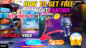 ✓harap terima pertemanan dalam game dari item kamu akan dikirim setelah kamu berteman dengan penjual atau kamu telah masuk guild penjual. How To Get Free Night Panther In Free Fire 100 Working Only 1 Spin No Hack Youtube