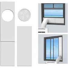 This method uses the window vent insert that comes with the portable air conditioner, coupled with a piece of rigid foam or plywood to block the rest of the window. Ac Parts Limited Ish09 M845242mn Lbg Products Portable Air Conditioner Window Kit Vertical Ac Window Unit Adjustable Seal Ac Window Vent Kit For Exhaust Hose