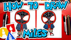 He must now use his newfound skills to battle the kingpin, a hulking madman who can open portals to other dimensions. How To Draw Miles Morales From Spider Man Art For Kids Hub