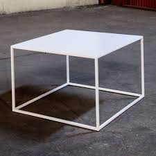 Steel table legs, 2x2 h flat black (set of 2) tablelegsboutique. Amazon Com White Steel Coffee Table Minimal Design 24 X 24 X 16 Handmade