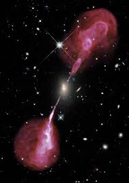 Jets Of Relativistic Plasma Created By The Supermassive Black Hole At The Center Of 3c 348 A Galaxy In The Hercul Space Pictures Space And Astronomy Astronomy