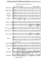 Liszt Franz Arr Doppler Franz Hungarian Rhapsody No 5 In E Minor For Orchestra