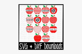 Download Love These Apple Monograms Perfect For The Kid S Teachers Cinco De Mayo Svg Transparent Png 720x479 Free Download On Nicepng