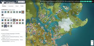 There have been all sorts of unofficial resources and the like prior to this, but the official map is extremely helpful in that it splits the world of genshin. Genshin Impact Interactive Web 5 Playpost