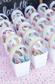 Themed Goodie Bag Ideas For Kids Birthday Party 20 Goodie Bag Ideas For Kids Birthday Parties Rainbow Unicorn Party Rainbow Birthday Party Unicorn Party Decorations
