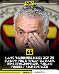 🎙️José Mourinho tras la partida de Diogo Jota. “No busca la atención y no  quería ser el protagonista, aunque lo era con el Liverpool y Portugal.  Ahora hay tres niños que tienen