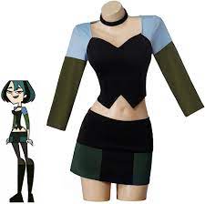 Total Drama Island Gwen Cosplay Costume Crop Top and Mini Skirts for Women  (XL, Gwen) : Clothing, Shoes & Jewelry - Amazon.com