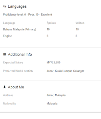 Find universities in kuala lumpur and browse through their programs to find the ones that suit you best. Jobstreet Profile Nabilah Noor