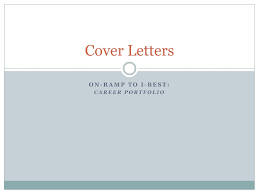 Learn why they stand out, and create your own with our killer cover letter no matter what stage you are at in your career, a cover letter is an important document to demonstrate your experience and fit for the position you are applying. Ppt Cover Letters Powerpoint Presentation Free Download Id 1642849