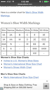 shoe width chart shoe size chart size chart chart