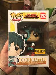 My hero academia deku hot topic exclusive funko pop #564. My Hero Academia Funko Pop Vinyl Deku Battle Hot Topic Exclusive 252 1938502269