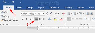 Dengan menyisipkan simbol tilde atau cacing (~) di awal dan akhir kalimat yang ingin kalian coret. Membuat Coretan Pada Teks Strikethrough Di Dokumen Word