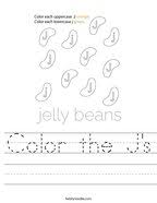 letter j worksheets twisty noodle