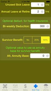 Fedcalc Fers And Csrs Annuity Calculator