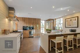 Modern High Gloss Wood Grain Kitchen Custom Kitchens Design Contemporary Kitchen Kitchen Design
