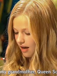 Princess Leonor with Her Grandma