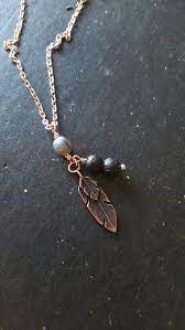 Essential Oil Necklace Diffuser Lava Rock Aromatherapy Jewelry Essential Oil Necklaces Diffuser Jewelry Essential Oil Jewelry