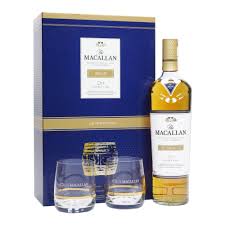 Macallan Gold Double Cask 2 Glasses Gift Pack Gift Ideas From The Grapevine Uk