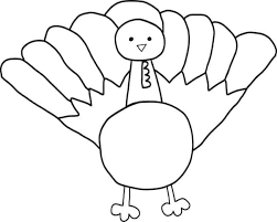 This easy to color turkey is great for younger kids. Easy Printable Turkey Coloring Pages Paper Flo Designs