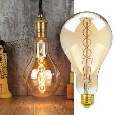 Lighting supply carries a wide led edison bulbs led edison bulbs offer the look of traditional incandescent bulbs but are more. Ps35 A110 Big Size Vintage Led Lamp Giant Edison Bulb Soft Led Filament Decor Bulb 4w 220v Light Bulb Warmth Glow Led Filament Vintage Led Lampled Lamp Aliexpress