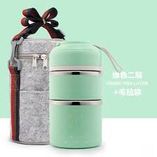 Portable Cute Mini Japanese Bento Box Thermal Insulation Leak Proof Stainless Steel Lunch Box Foo Stainless Steel Lunch Box Steel Lunch Box Insulated Lunch Box