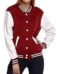 Meaneor Womens Baseball Long Sleeve Coats Slim Fit Bomber