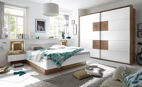 Schlafzimmer Komplett Set 4 Tlg Capri Bett 180 Kleiderschrank Weiß