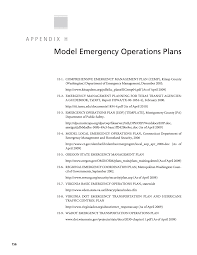 Documents similar to emergency management disaster preparedness manager in phoenix az resume don brazie. Appendix H Model Emergency Operations Plans A Guide To Emergency Response Planning At State Transportation Agencies The National Academies Press