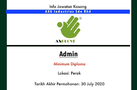 Manufacturer, trading company main products: Info Jawatan Kosong Terkini Axg Industries Sdn Bhd Perak Jawatan Kosong Terkini