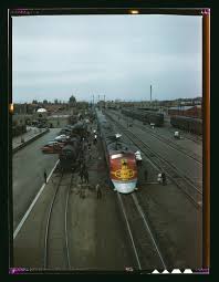 santa fe railroad streamliner albuquerque by jack delano santa fe train photo pinterest