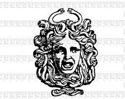 Medusa Head With Snakes Decorative Vintage Clip Art Illustration High Resolution 300 Dpi Luminarium G Clip Art Vintage Illustration Art Antique Illustration
