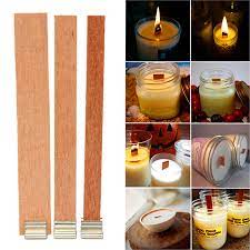 Interested in using wood wicks for candle making but do not know where to start? 10 20 40 Sets Wooden Candles Wick With Candle Wick Core For Candle Making Supply Soy Paraffin Wax Candle Wicks Aliexpress