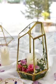 Ncyp Handmade Glass Geometric Terrarium Irregular Brass Gold Etsy Candle Holder Decor Geometric Terrarium Terrarium Centerpiece