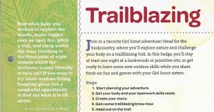 Trailblazing Pdf Cadette Girl Scout Badges Girl Scout Badges Junior Girl Scout Badges