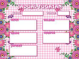 Catatkan nama kelas yang kotor sebelum balik. Image Result For Design Jadual Bertugas Kelas Insects Theme Preschool Classroom Labels Coloring Pages For Boys