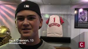 13-year-old donates helmet to the Reds Hall of Fame