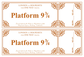 10 best printable train ticket harry potter printablee com