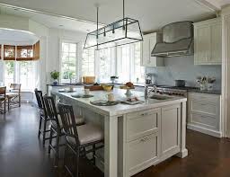 white kitchen island with modern